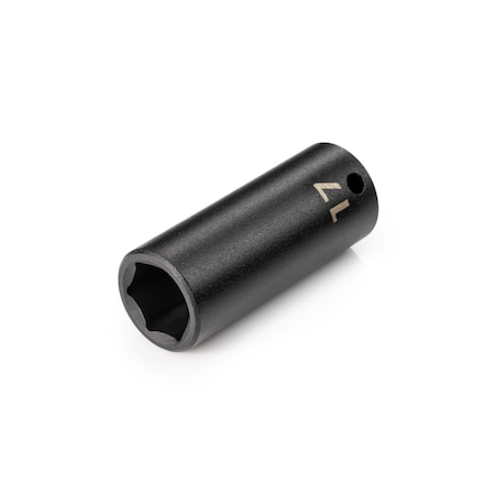 Tekton 3/8 Inch Drive x 17 mm Deep 6-Point Impact Socket SID13117